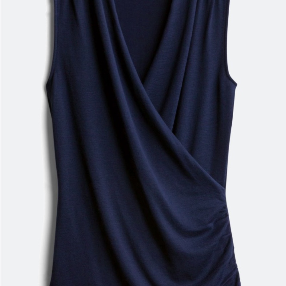 Express Black Tank Top Sleeveless Wrap Style